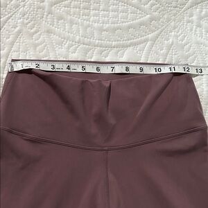 YUNOGA High-Waist Active Leggings- Mauve Plum SZ:L